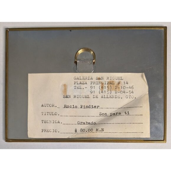 Rocio Pindter Embossed Floral Art Print Metal Frame 'These are for you' - Picture 6 of 13